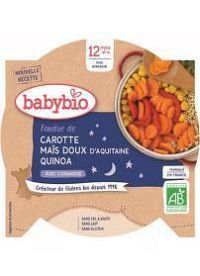 Babybio Good Night mrkev a sladká kukuřice s quinoa 230 g