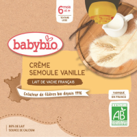 Babybio Kapsička krém vanilka krupička 4 x 85 g