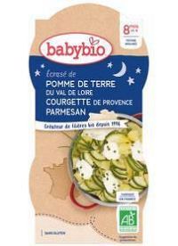 Babybio Zemiaky s cuketou creme fraiche a parmezánom 2 x 200g