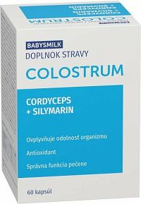 Babysmilk Colostrum + Cordyceps + Sylimarín 60 kapsúl