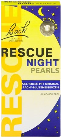 Bach Flower Remedies Rescue Night Pearls gélové perly na spanie 28 ks