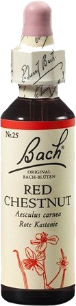 Bachovy originální květové esence Kaštan červený Red Chestnut 20 ml