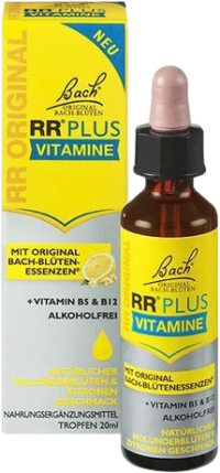 Bachovy originální květové esence Krízové ​​kvapky s vitamínmi B5 plus B12 Vitamine 20 ml