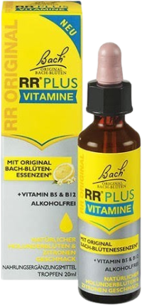 Bachovy originální květové esence Krízové kvapky s vitamínmi B5 plus B12 Vitamine 20 ml
