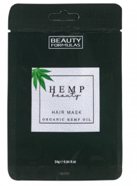 Beauty Formulas Hair Mask Organic Hemp Oil s kanabisom 24 g