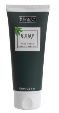 Beauty Formulas krém na ruky s kanabisom Hemp Beauty (Hand Cream Organic Hemp Oil) 100 ml
