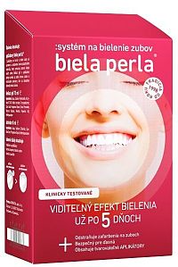 Biela perla Systém na bielenie zubov aplikátory aktivátor 8ml bieliaci gél 75 ml