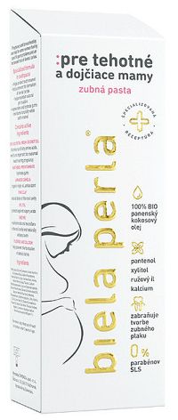Biela perla Zubná pasta pre tehotné a dojčiace mamy 75 ml