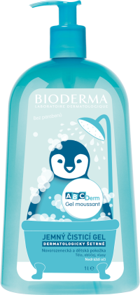 Bioderma ABCDerm Moussant jemný čistiaci gél 1 l