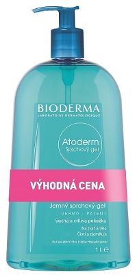 Bioderma Atoderm jemný sprchový gel pre suchú a citlivú pokožku 1000 ml
