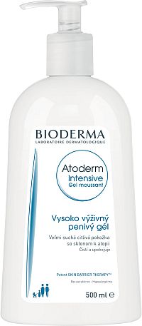 Bioderma Atoderm výživný penivý gél pre veľmi suchú citlivú a atopickú pokožku 500 ml