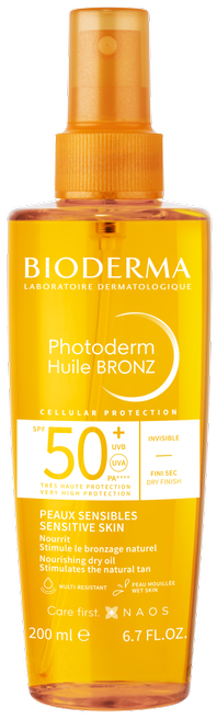 Bioderma Photoderm Bronz suchý olej na opaľovanie Dry Oil SPF50+ 200 ml