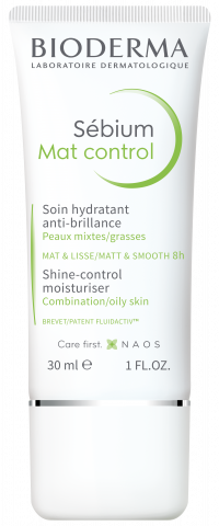 Bioderma Sébium Mat Control ľahký hydratačný krém proti lesknutiu pleti a rozšíreným pórom Mattifies Tightens the Pores Instant Corrector 30 ml