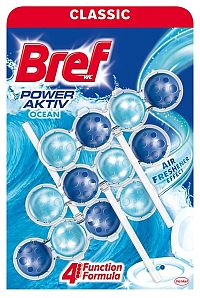 Bref Aktiv tuhý WC blok Turquoise Ocean 3 x 50 g