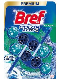 Bref Color Aktiv tuhý WC blok Eucalyptus 2 x 50 g