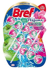 Bref Perfume Switch WC Blok Green Apple & Water Lily 3 x 50 g