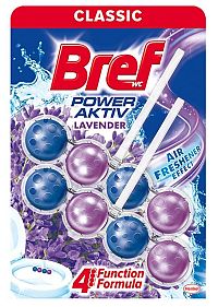 Bref Power Aktiv tuhý WC blok Lavender 2 x 50 g