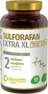 CarnoMed Sulforafan EXTRA XL Pure Gold Edition 120 kapsúl