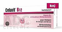 Cefavit B12 60 žuvacích tabliet s malinovou príchuťou