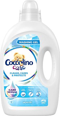 Coccolino Care Biele oblečenie tekutý prací prípravok 60 PD 2,4 l