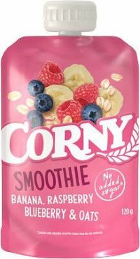 Corny Smoothie banán maliny čučoriedky ovsené vločky 120 g