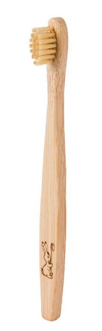 Curanatura Junior bambusová zubná kefka pre deti extra soft