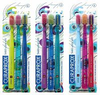 Curaprox zubná kefka 5460 Summer Fish Veľmi jemný 3 ks