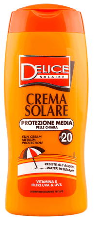 Delice Solaire Crema Solare SPF20 UVA&UVB opalovací krém 250 ml
