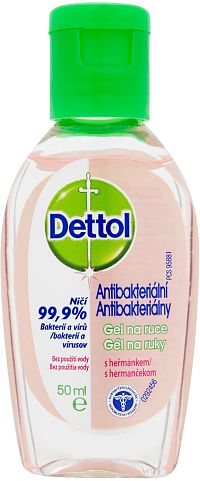 Dettol antibakteriálny gél na ruky s harmančekom 50 ml