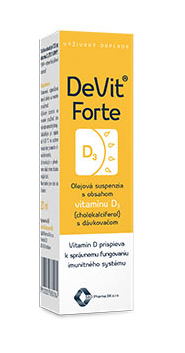 DeVit Forte gtt. 22 ml 440 dávek 1500 I.U.