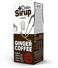 Doktor Sirup GINGER COFFEE kalciový sirup 200 ml