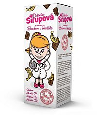 Doktorka Sirupová kalciový sirup s príchuťou banánov v čokoláde 100 ml