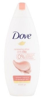 Dove Renewing Glow Pink Clay sprchový gél 250 ml