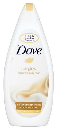 Dove Silk Glow s hedvábnými proteiny sprchový gél 750 ml