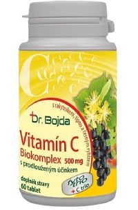 Dr.Bojda Vitamín C 500 Biokomplex s rakytníkem černým rybízem a lípou 60 tabliet