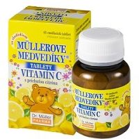 Dr. Müller medvedíky vitamín C tbl s príchuťou citrónu 1x45 ks