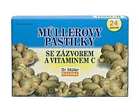 Dr. Müller MÜLLEROVE PASTILKY SO ZÁZVOROM zahriatie 24 ks