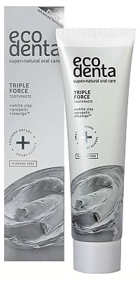 Ecodenta Prírodná zubná pasta s trojitým efektom 100 ml