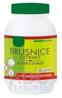 EdenPharma Brusnice extrakt 40 tabliet