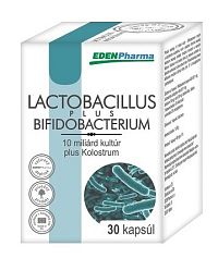 EDENPharma LACTOBACILLUS PLUS BIFIDOBACTERIUM 30 kapsúl
