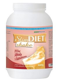 EdenPharma Slim Diet Shake Jahoda+Banán 400 g