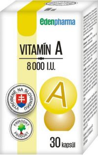 EDENPharma Vitamín A 8000 I.U. 30 kapsúl