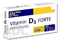 Epa Plus Vitamín D3 Forte 1000 I.U. 30 tabliet