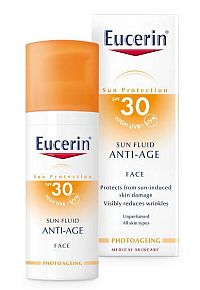 Eucerin Sun emulzie na opaľovanie proti vráskám SPF30 50 ml