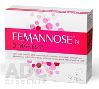 Femannose N D-manóza granulát vo vrecúškach 14 ks