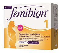 FemiBion 1 kyselina listová a Metafolin + vit. D3 60 tabliet
