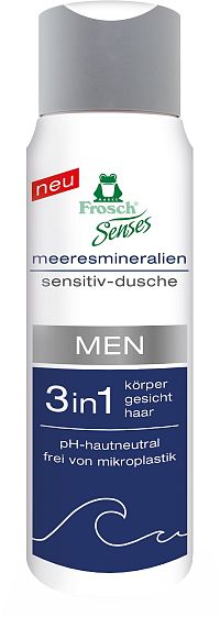 Frosch Senses Men sprchový gel 3v1 300 ml