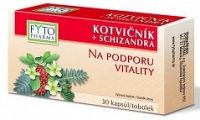 Fyto Kotvičník + Schizandra na podporu vitality 30 kapsúl