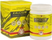 Galvex Kalcium karbonát 500 mg + D3, 100 tabliet