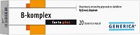 Generica B-komplex forte plus 20 šumivých tabliet